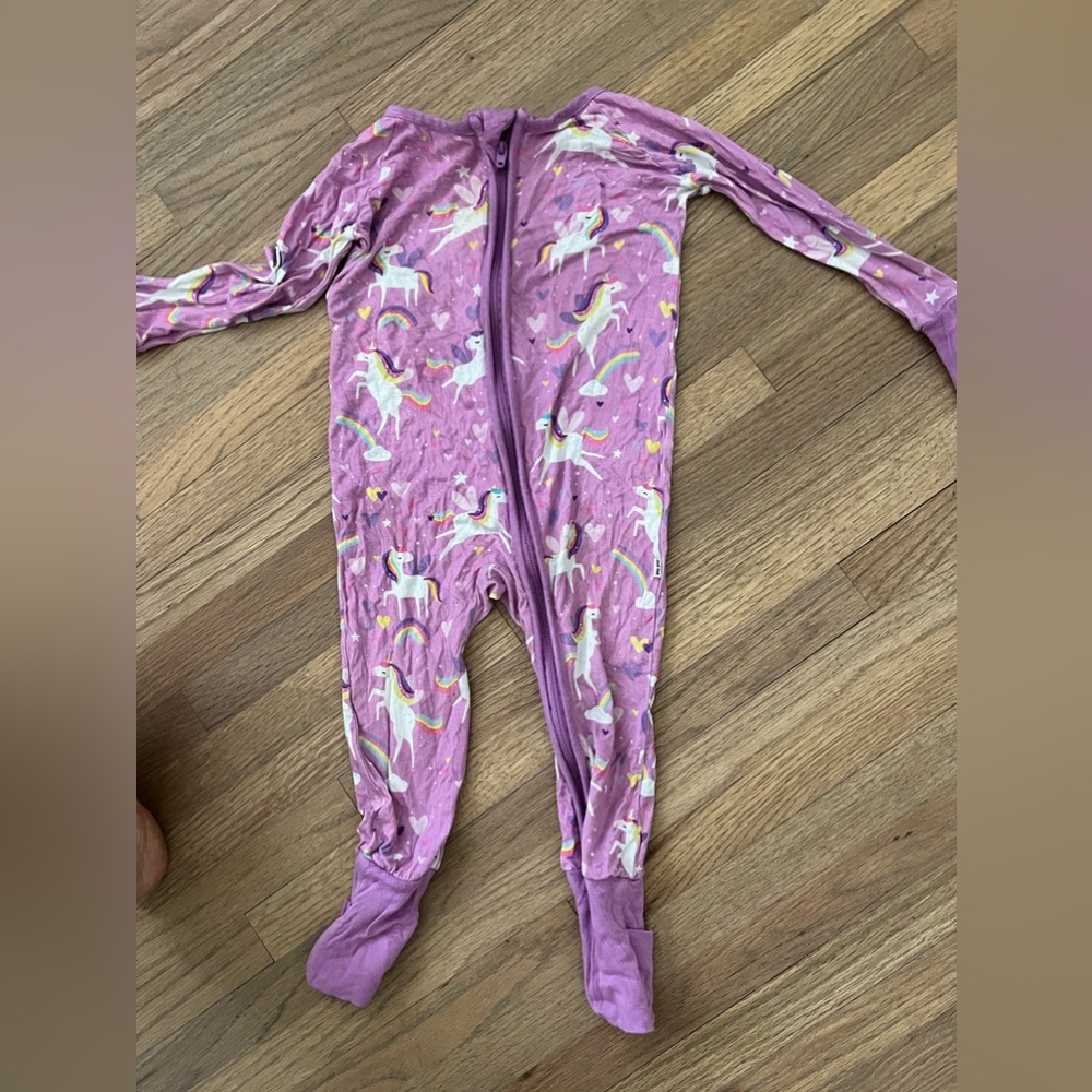 Little Sleepies unicorn zippy 6-12